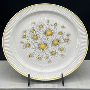 Vintage Atkins Ironstone Ware Daisy Japan 12" Plate